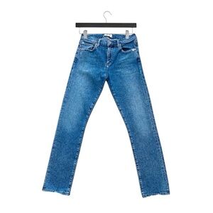 AGOLDE Toni Mid Rise Straight Skinny Stretch Jeans 25x26 EUC